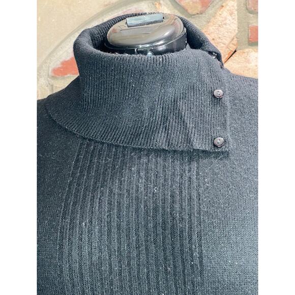 sweater turtle neck ribbed black - Picture 4 of 9